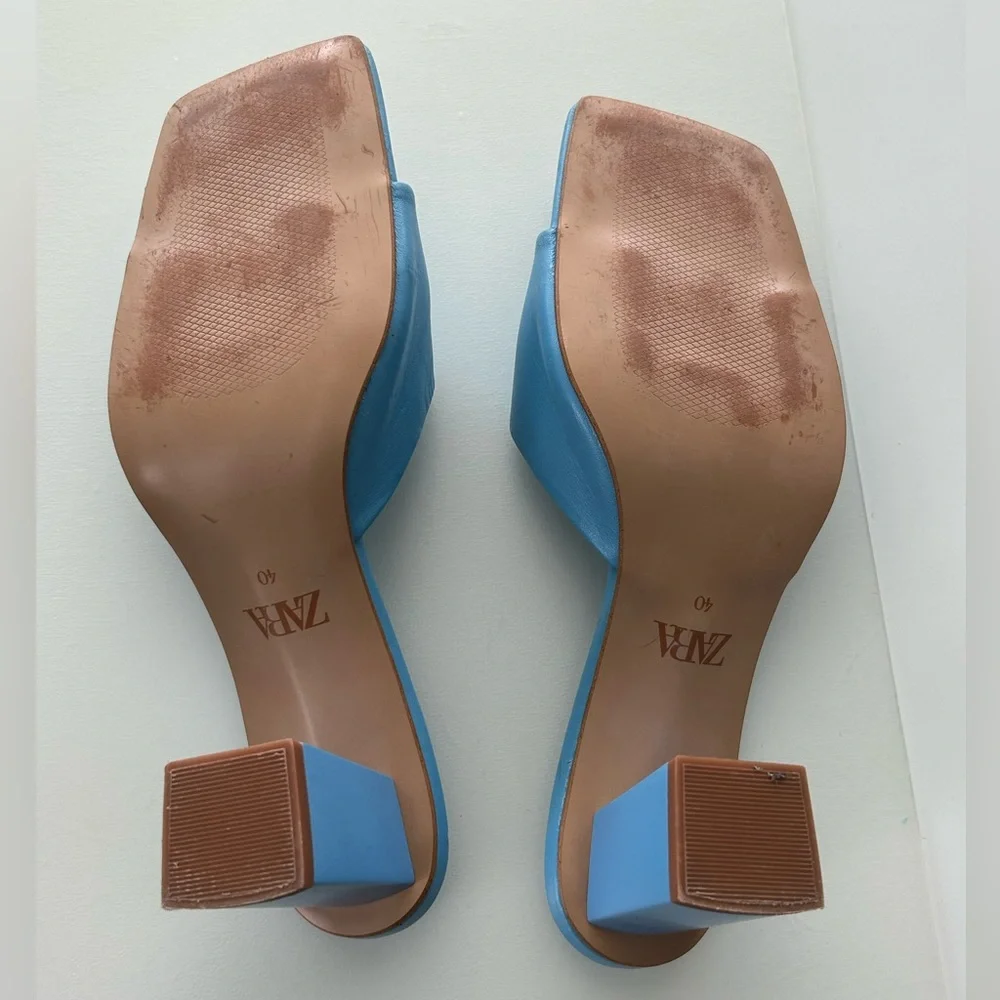 Zara Blue Heels - Picture 4 of 5